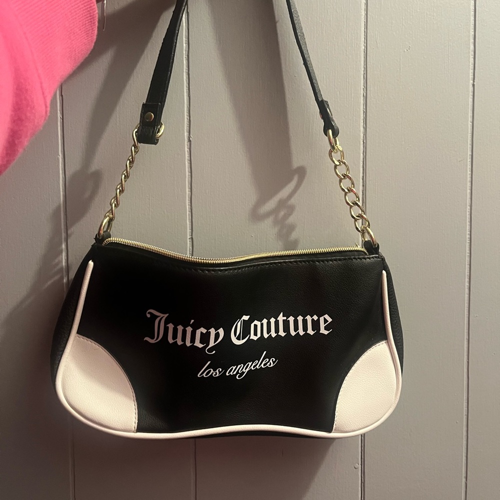 Juicy Couture Black and White Women's Bag